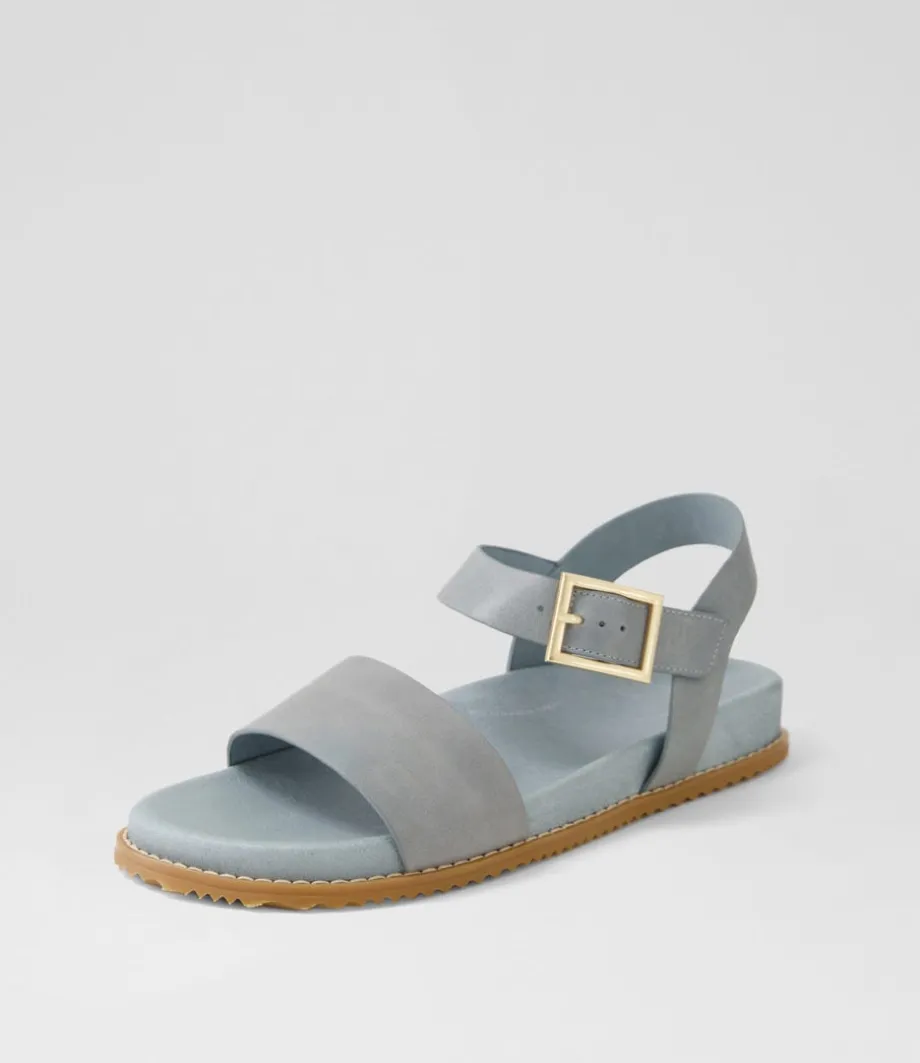 Hammil W Denim Leather Sandals