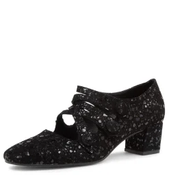 Hannon Dj Black Sparkle Suede