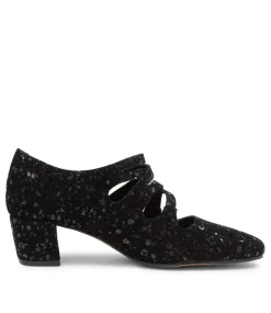 Hannon Dj Black Sparkle Suede
