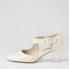 Happie Ivory Patent Leather Heels