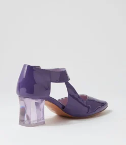 Happie Purple Patent Leather Heels