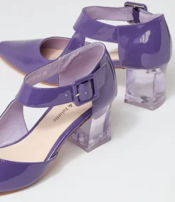 Happie Purple Patent Leather Heels