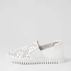 Harel White Leather Sneakers