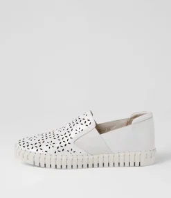 Harel White Patent Leather Sneakers