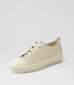 Harena Almond Leather Sneakers
