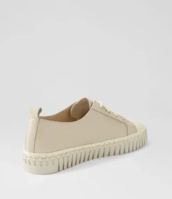 Harena Almond Leather Sneakers