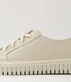 Harena Almond Leather Sneakers