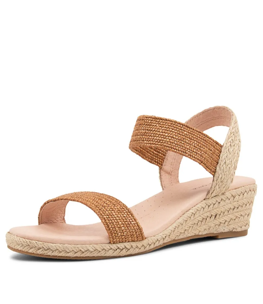 Havan Tan Weave Elastic Espadrilles