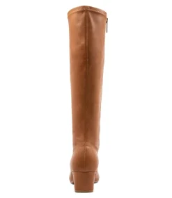 Hayleys Tan Stretch Knee High Boots