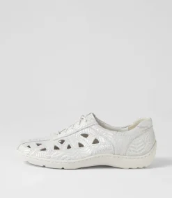 Henni 3 Weiss Leather Sneakers