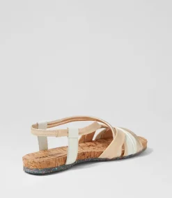 Henriette 3 Beige Multi Leather Sandals