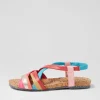Henriette 3 Multicolor Leather Sandals