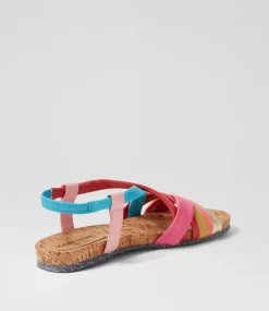 Henriette 3 Multicolor Leather Sandals