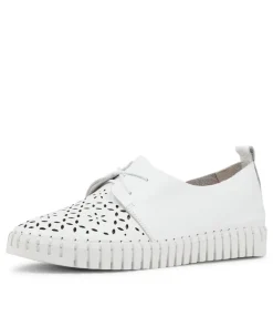 Hexter White Leather Sneakers Ws