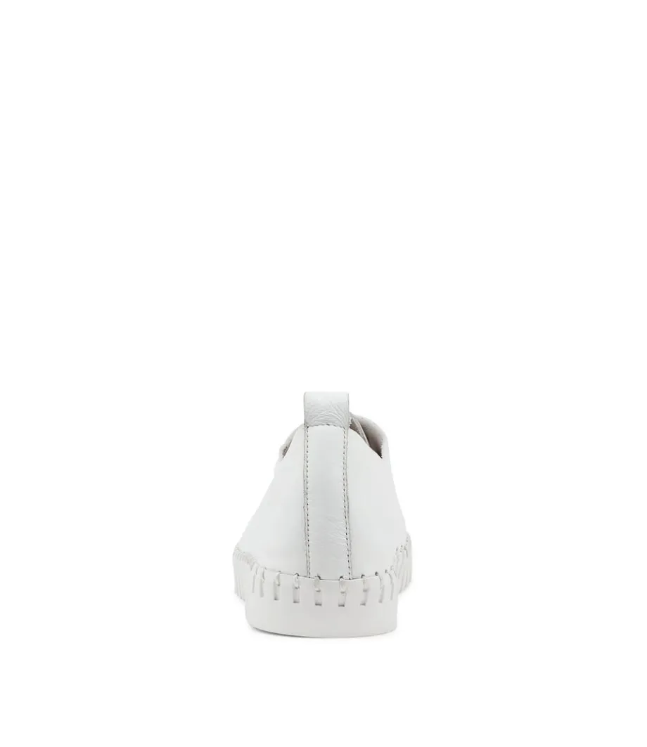 Hexter White Leather Sneakers Ws