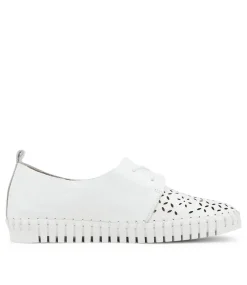 Hexter White Leather Sneakers Ws