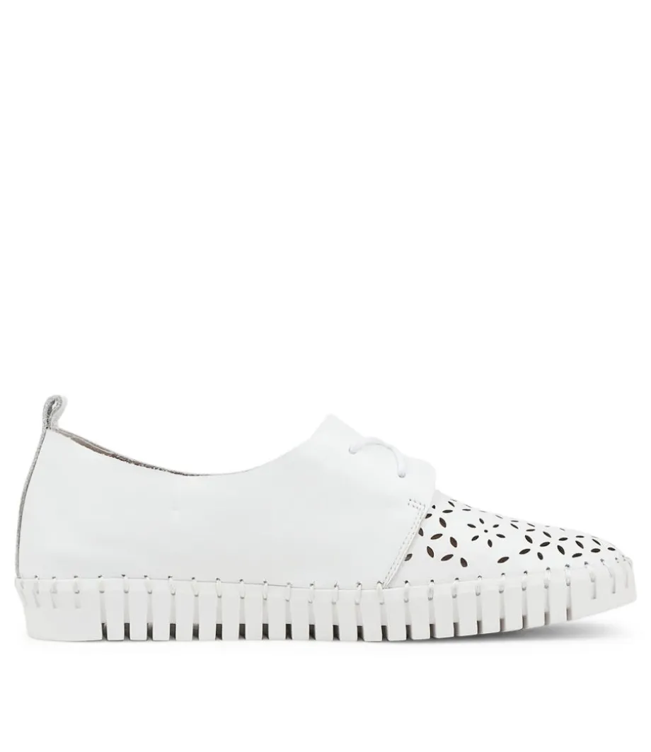 Hexter White Leather Sneakers Ws