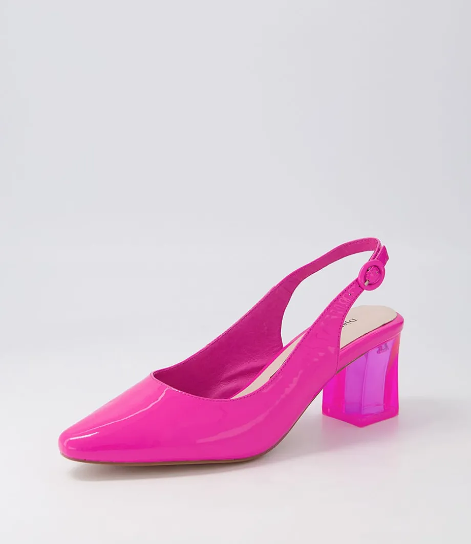 Hinnis Hot Pink Patent Leather Heels