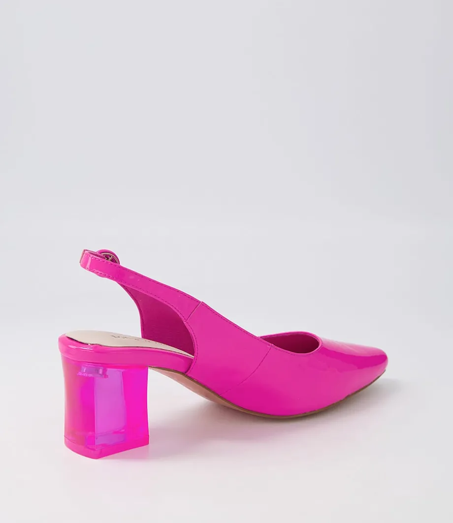 Hinnis Hot Pink Patent Leather Heels