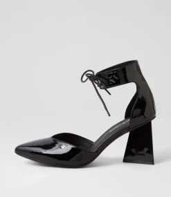 Hitany Black Patent Leather Heels
