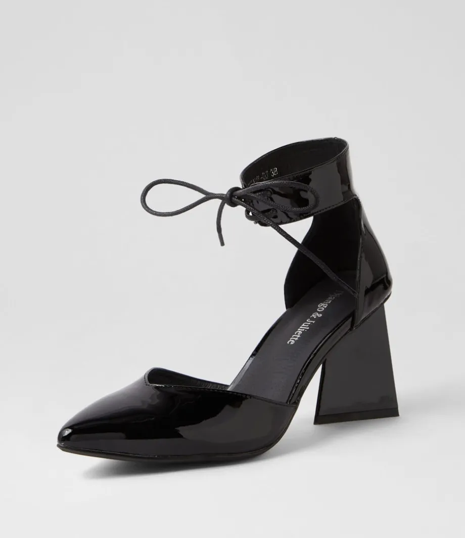 Hitany Black Patent Leather Heels