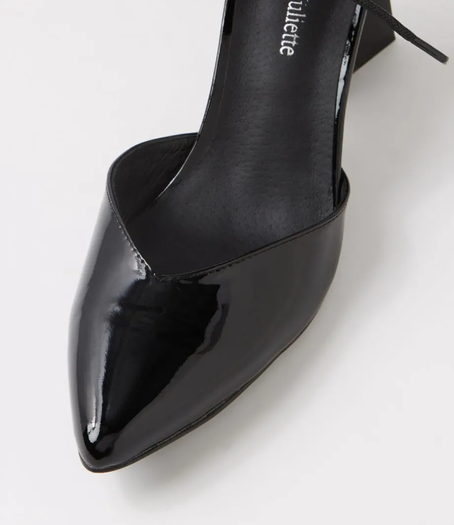 Hitany Black Patent Leather Heels