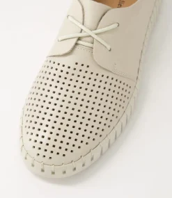 Huston Almond Leather Sneakers