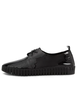 Huston Black Black Sole Patent Leather