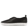 Huston Black Leather