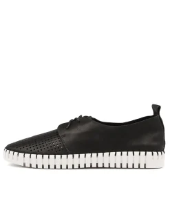 Huston Black Leather