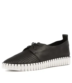 Huston Black Leather