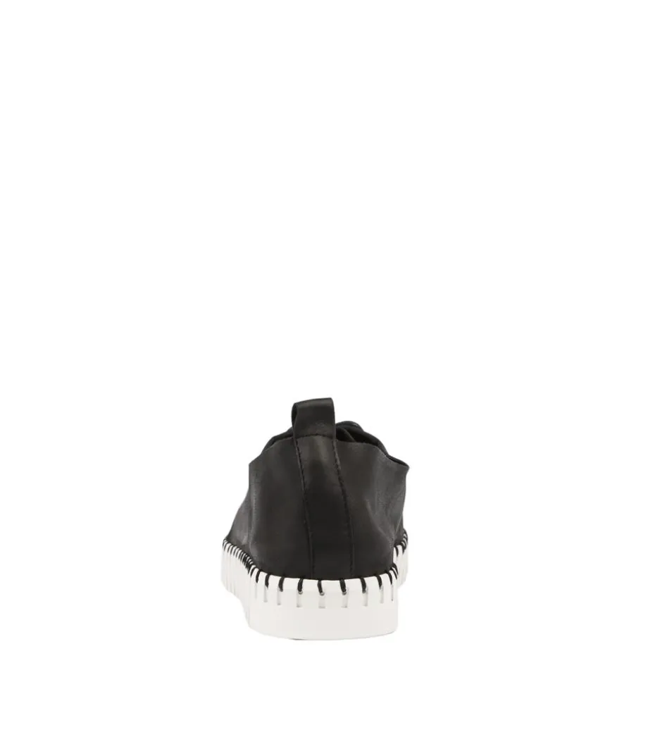 Huston Black Leather