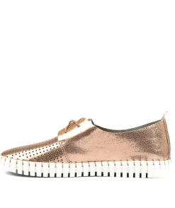 Huston Rose Gold Leather