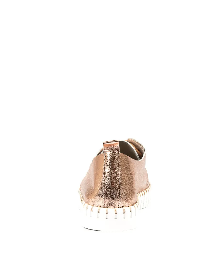 Huston Rose Gold Leather