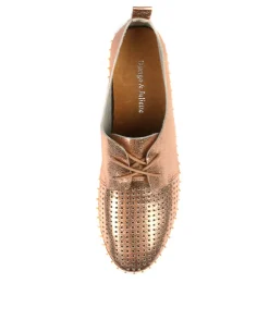 Huston Rose Gold Leather