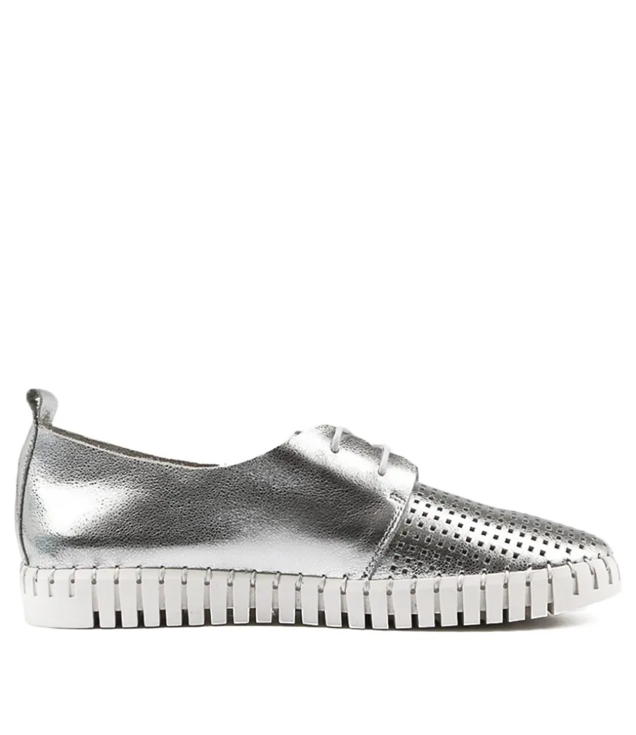 Huston Silver Leather