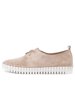Huston Taupe Suede Sneakers Ws