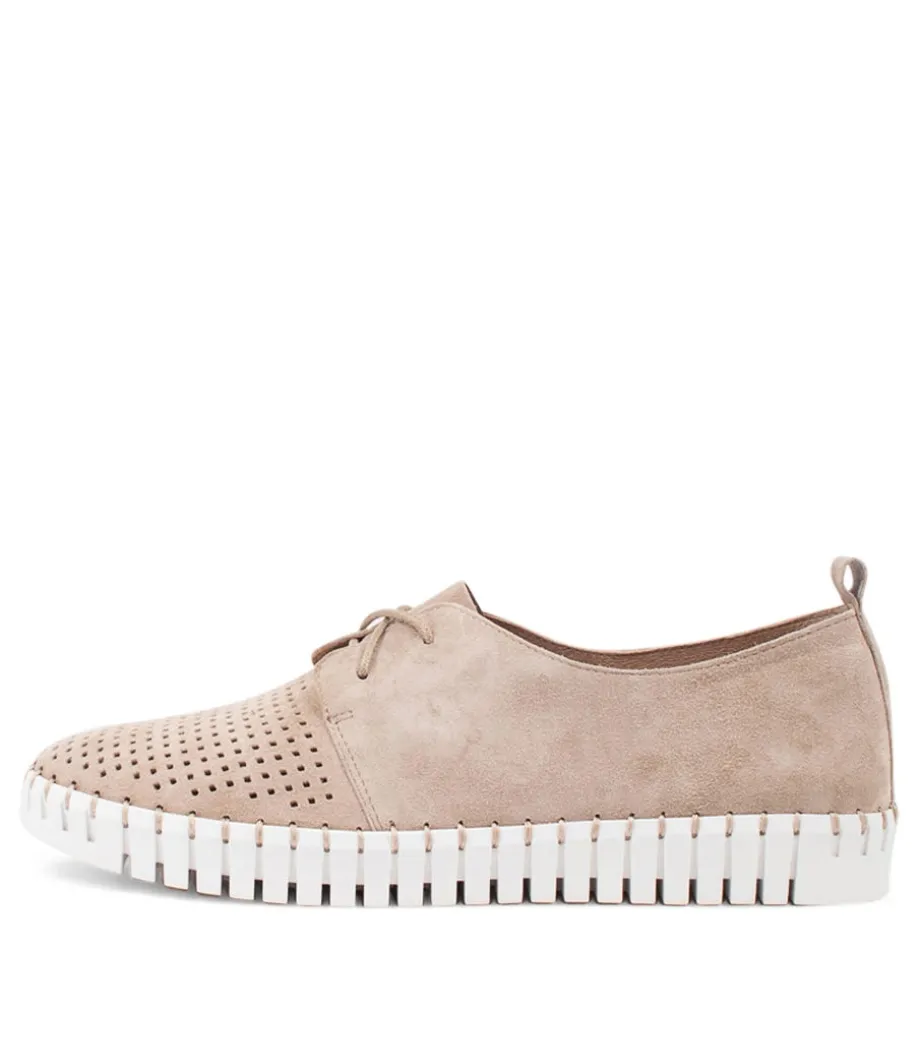 Huston Taupe Suede Sneakers Ws