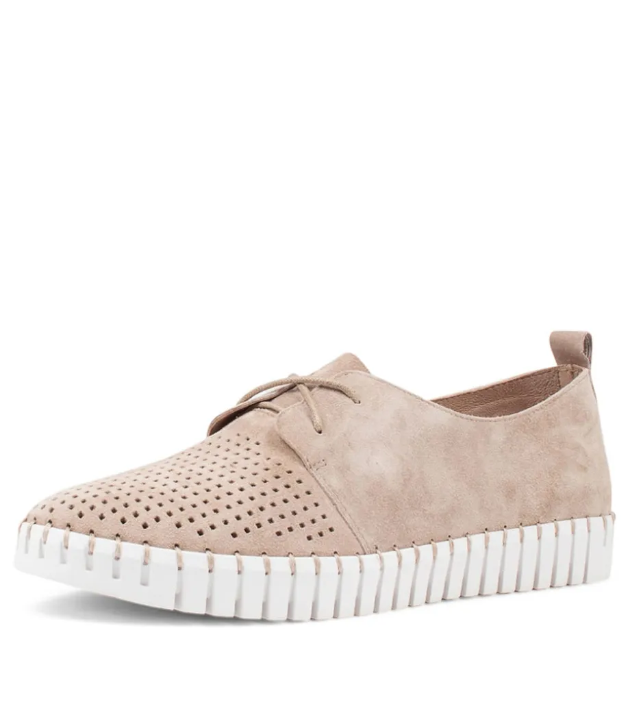 Huston Taupe Suede Sneakers Ws