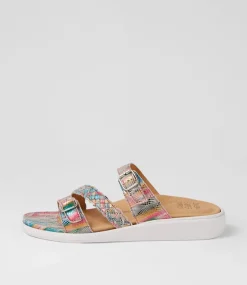 Ianna W Multi Dot Leather Sandals