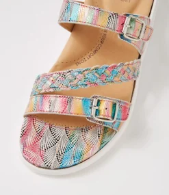 Ianna W Multi Dot Leather Sandals
