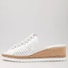 Ianto White Leather Espadrilles