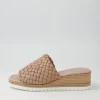 Idalis Cappuccino Leather Espadrilles