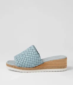 Idalis Denim Leather Sandals