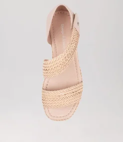 Ide Nude Weave Leather Espadrilles