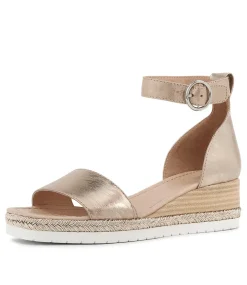 Idola Platino Scratch Leather Sandals