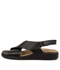 Ilda W Black-Black Leath