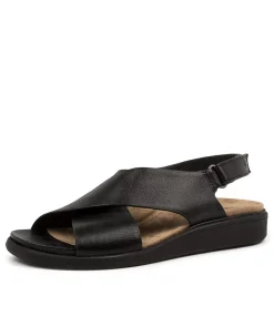 Ilda W Black-Black Leath