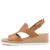 Ilorin Dark Tan Leather Sandals