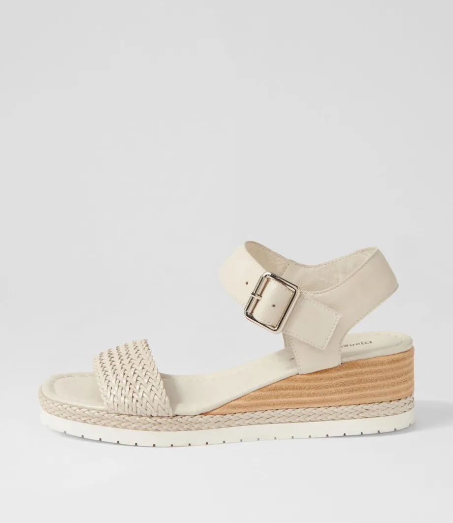 Imari Nougat Weave Leather Espadrilles